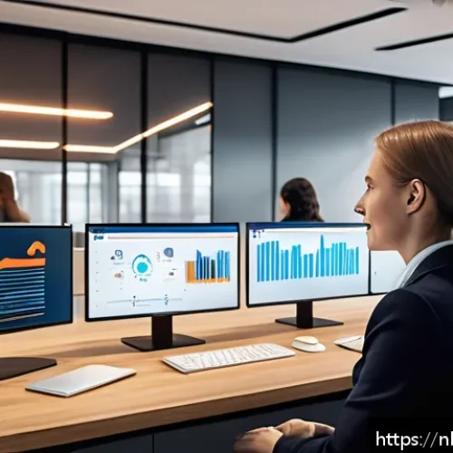 음성 합성 기술의 사용자 인터뷰 결과 - A modern Dutch customer service center with diverse agents interacting with customers via AI-powered...
